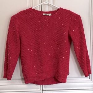 Mexx girl’s sequin pink sweater